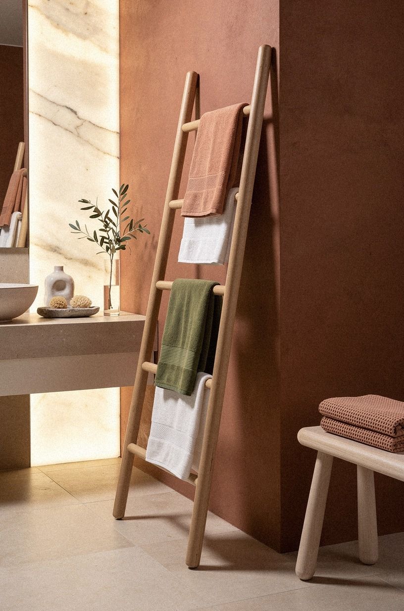 Style the Tactile Towel Ladder