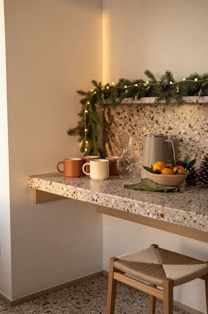 Why the Empty Corner Started Bothering Me, terracotta palette