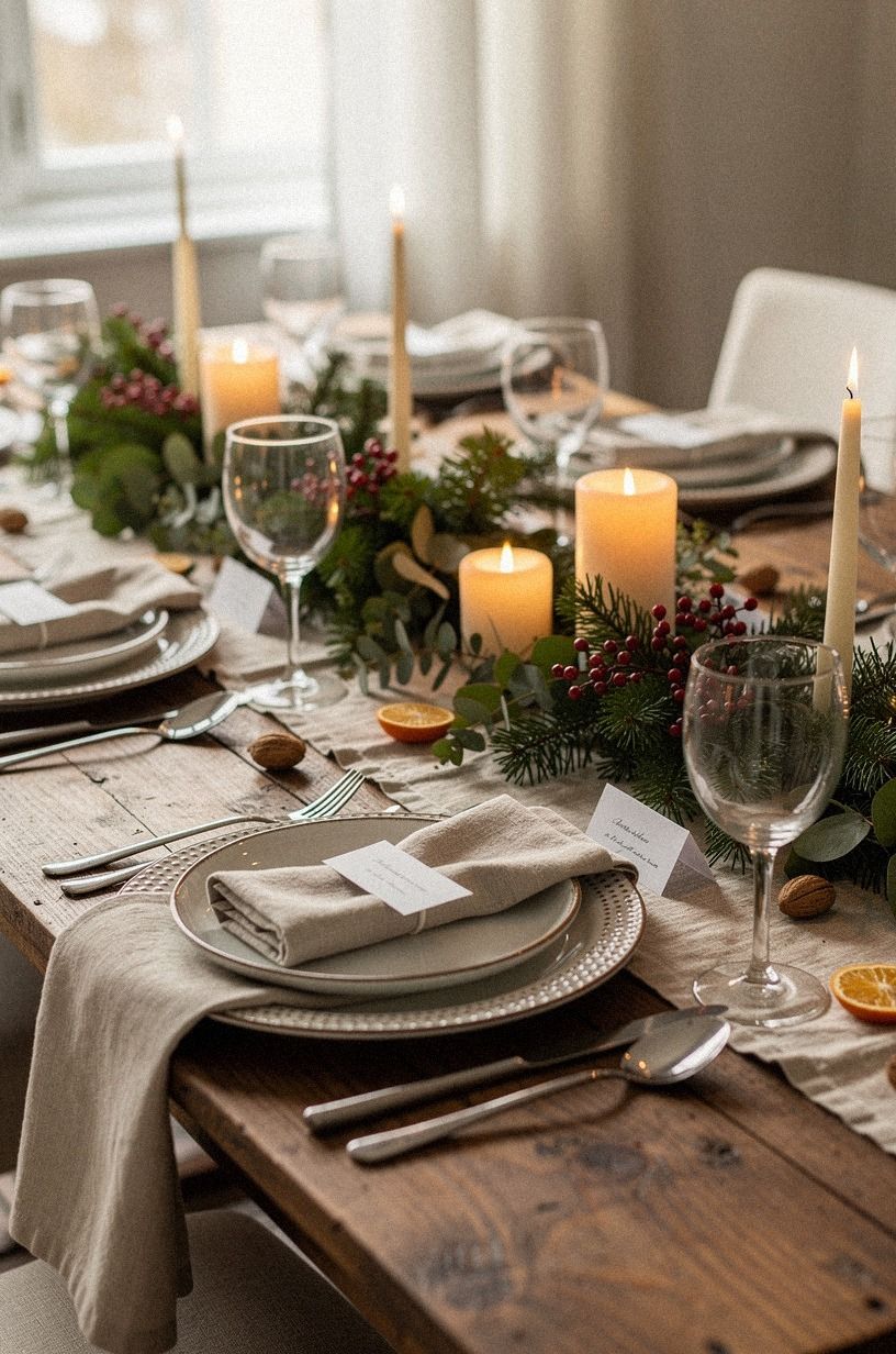 Fold the Napkins Into the Welcome, plum palette