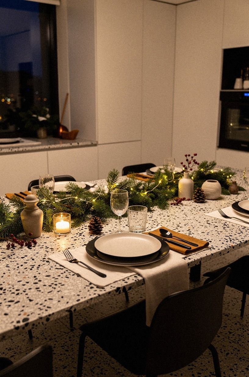 The Table Now, warm white palette
