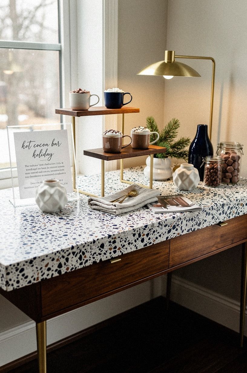 Layer the Three-Height Pour for a Christmas Cocoa Station