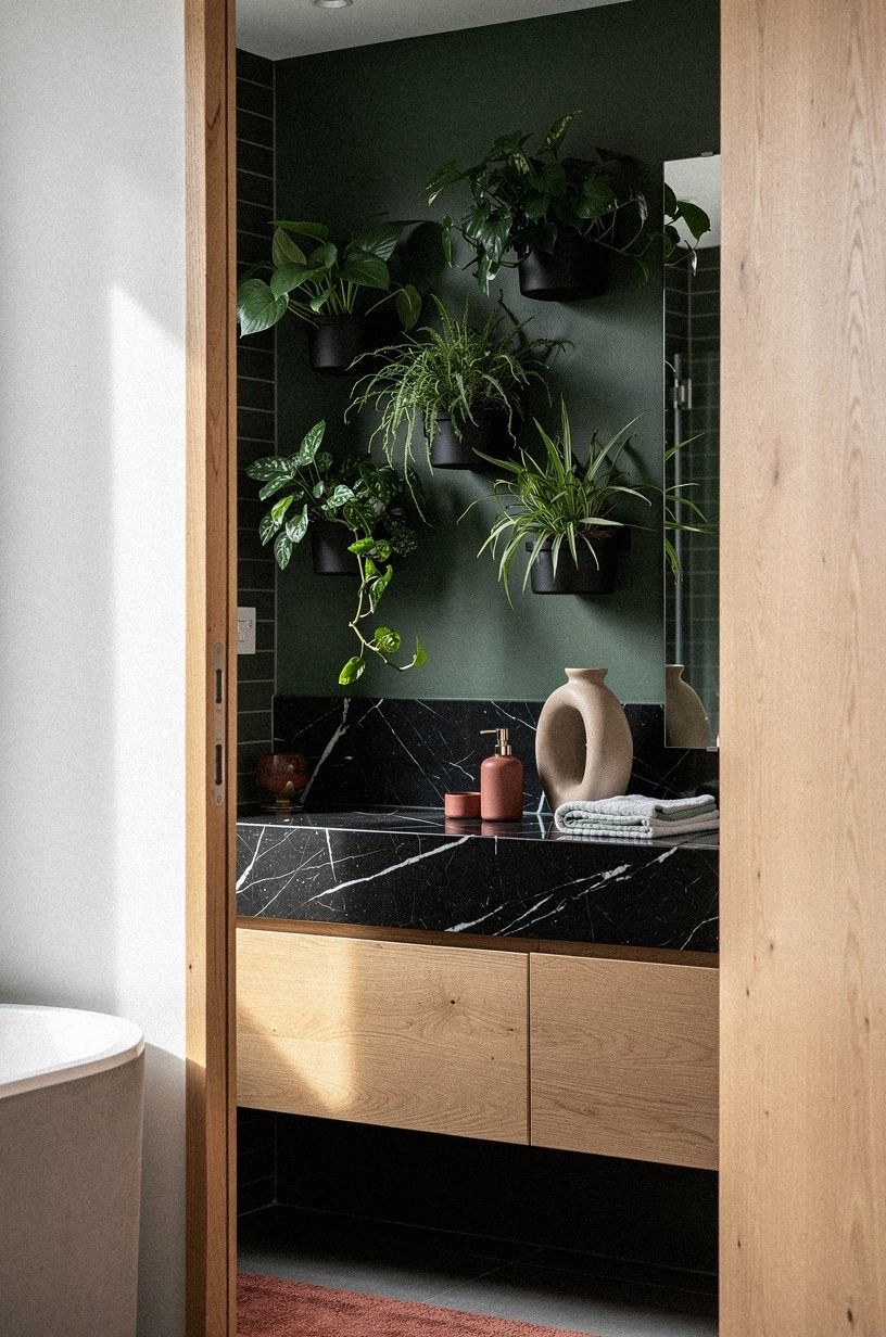 Choose Hanging Plants Over a Crowded Counter