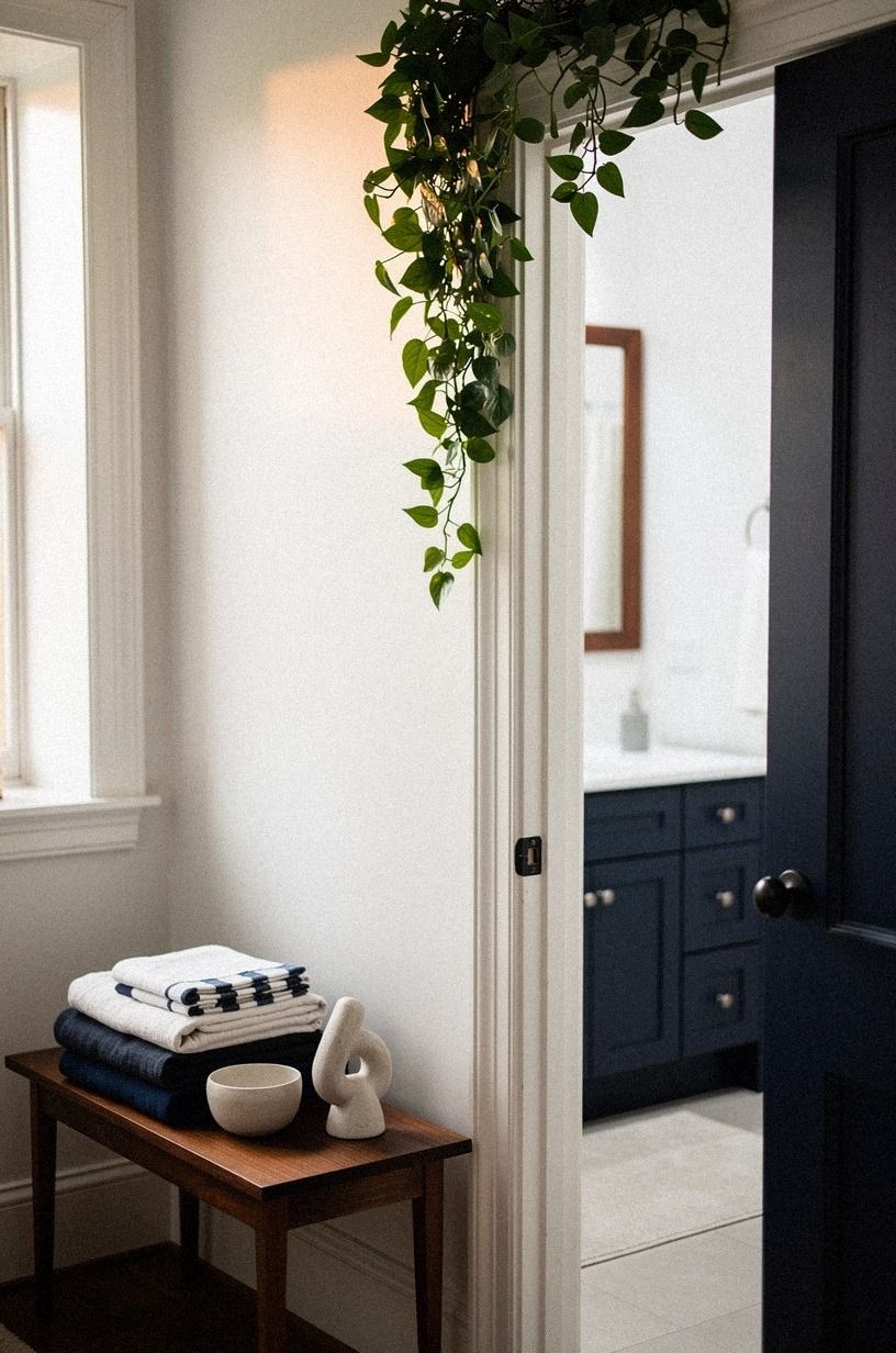 Hang a Plant Over the Empty Door Side