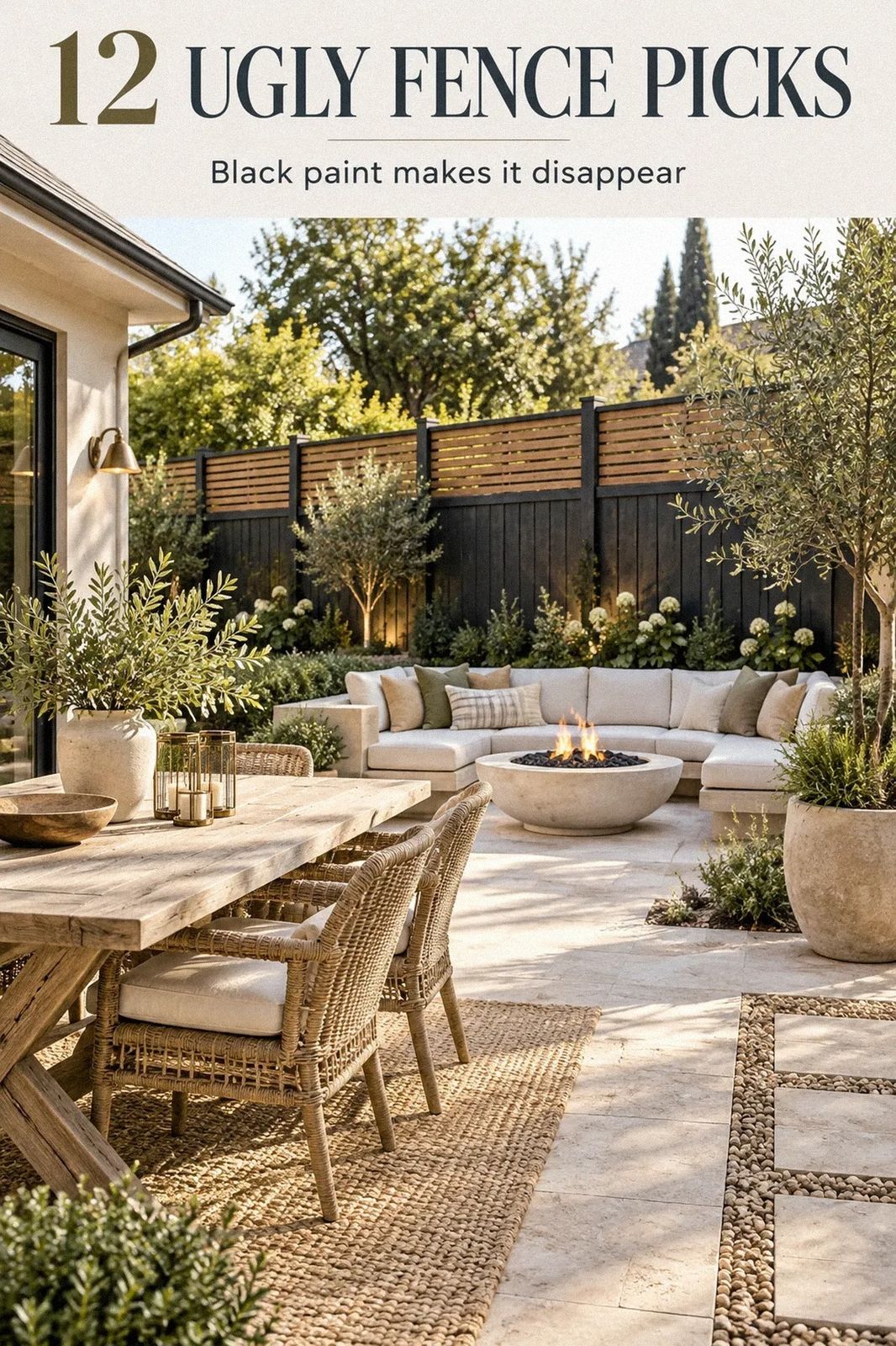 12 Ways to Hide an Ugly Fence Without Asking the Landlord