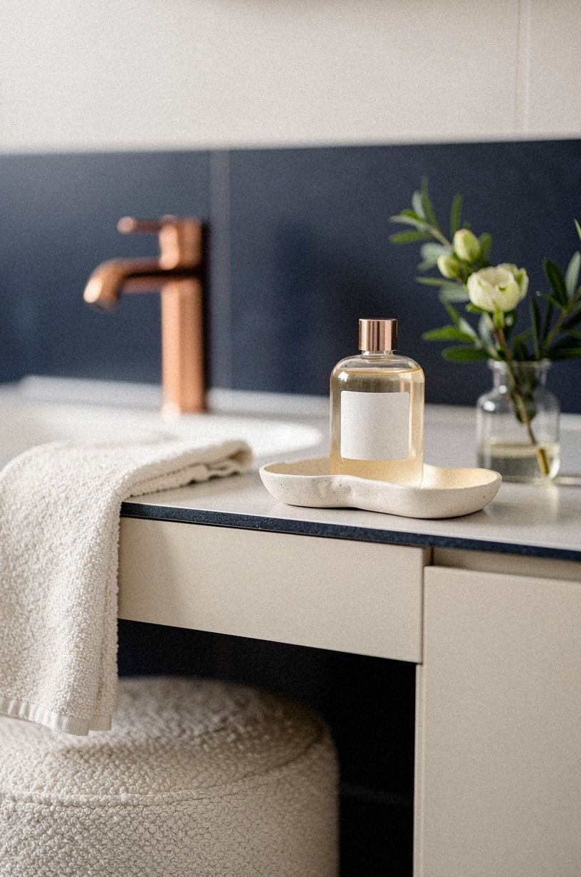 Build the Two-Color Wash for a rental bathroom