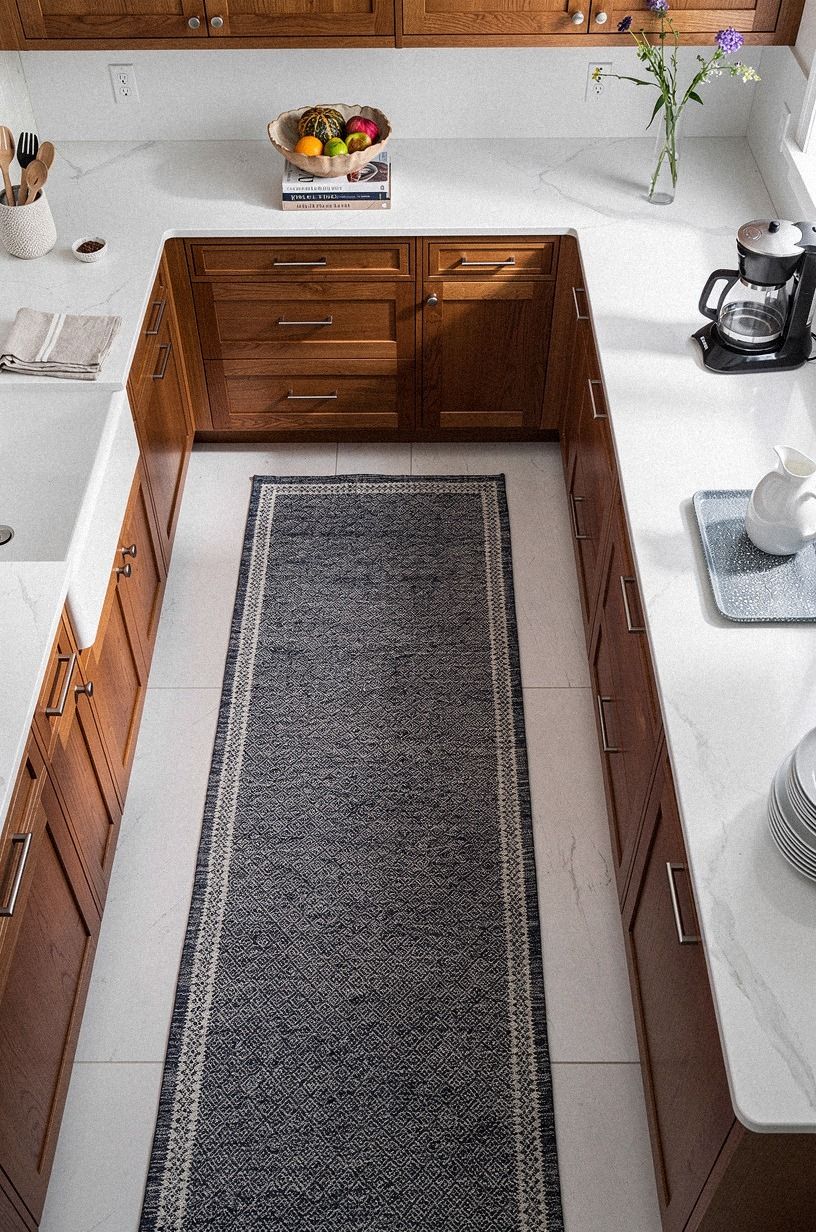 Anchor the Floor With a Washable Runner