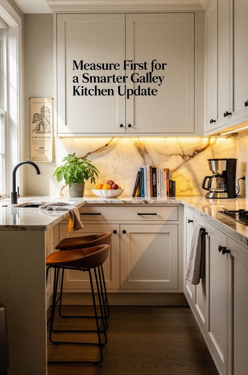 Measure First for a Smarter Galley Kitchen Update