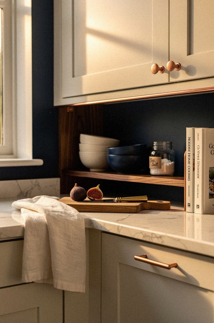 Paint the Cabinets With Benjamin Moore White Dove