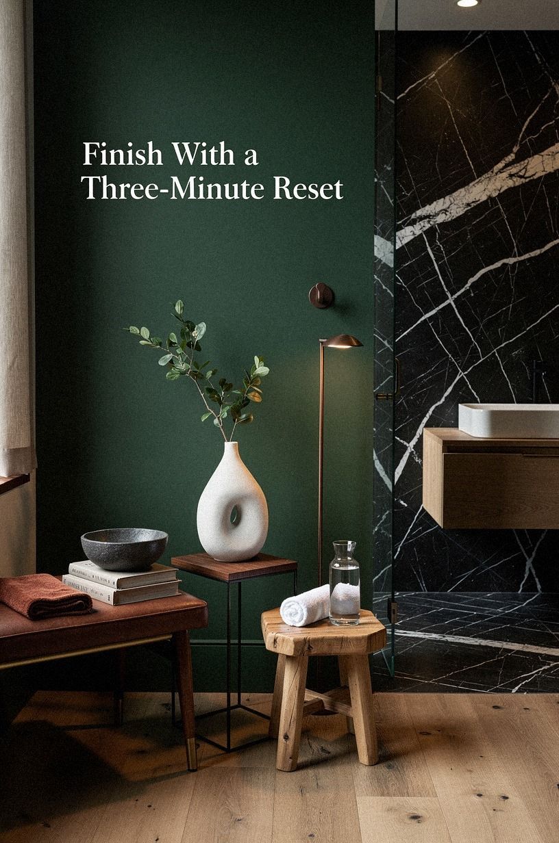 Finish With a Three-Minute Reset