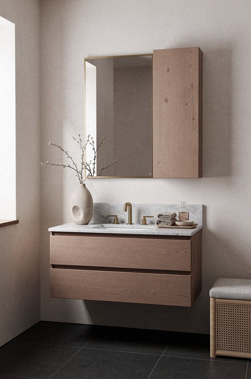 Swap a Standard Cabinet for Warm Oak