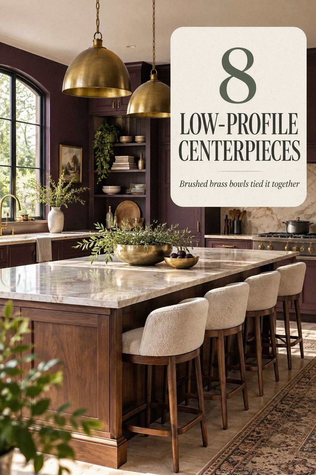 Low-Profile Centerpieces for Small Kitchen Tables
