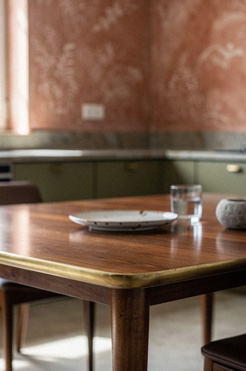The Table That Made Me Stop Eating, terracotta palette
