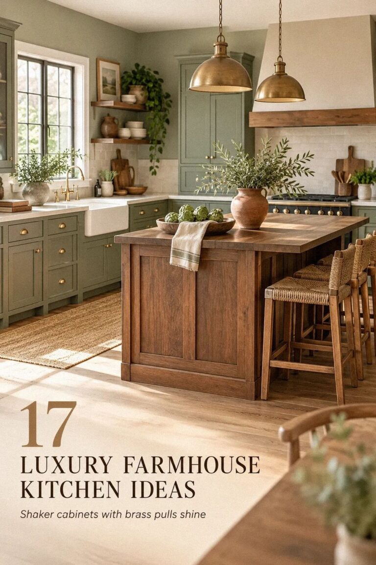 17 Luxury Farmhouse Kitchen Ideas That Feel High-End, Not Country