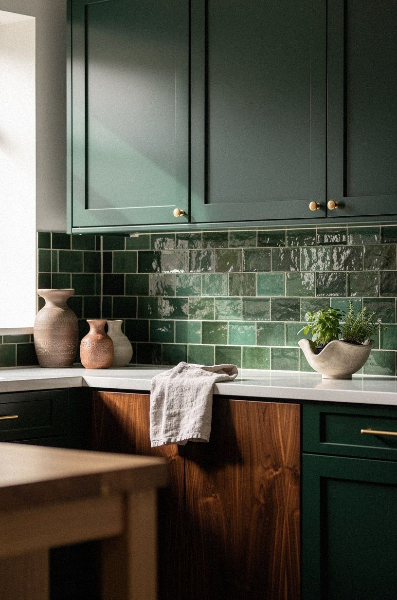 Replace the Backsplash With Hand-Glazed Zellige