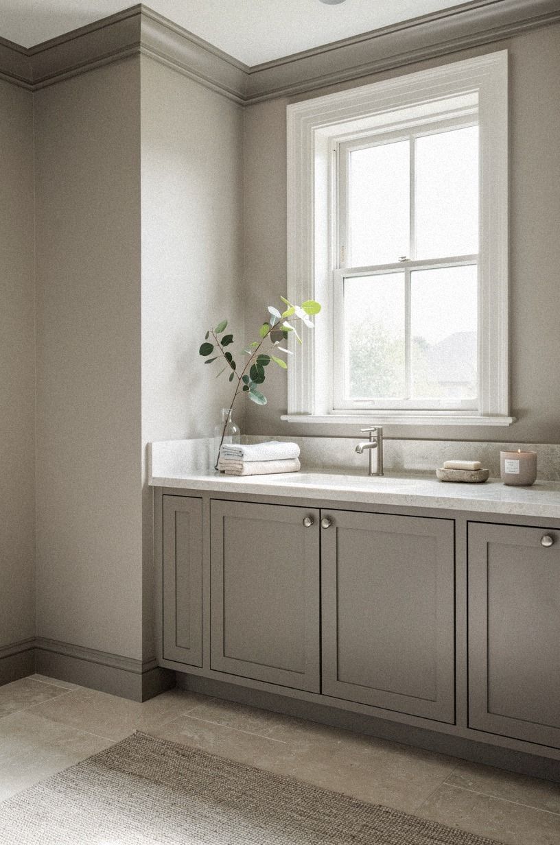 Paint the Trim for a More Inviting Master Bath
