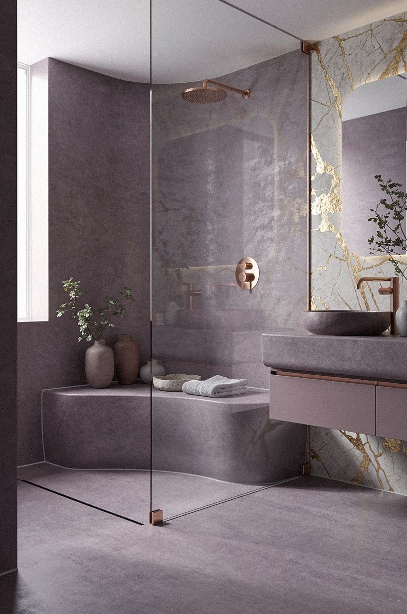 Choose Microcement Over Tile for a Quieter Wet Room Bathroom Design