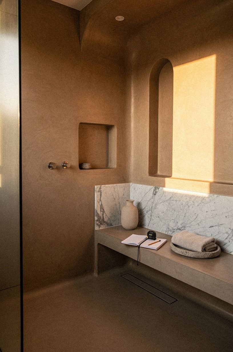 Measure the Microcement Bathroom Shower Before You Buy Anything