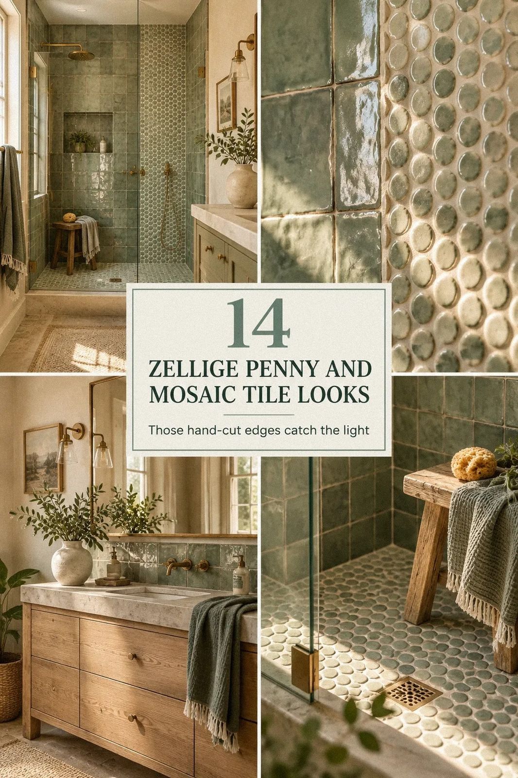 14 Zellige and Penny Tile Mixes That Make Patterns Feel Intentional