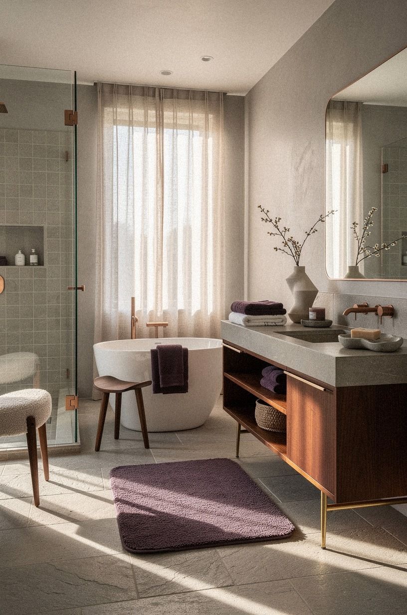 Choose natural tones over a gray farmhouse palette