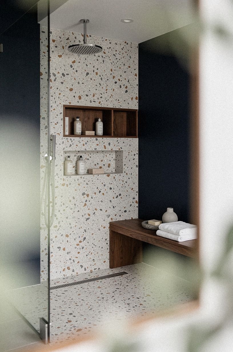 What makes the shower feel more luxurious?