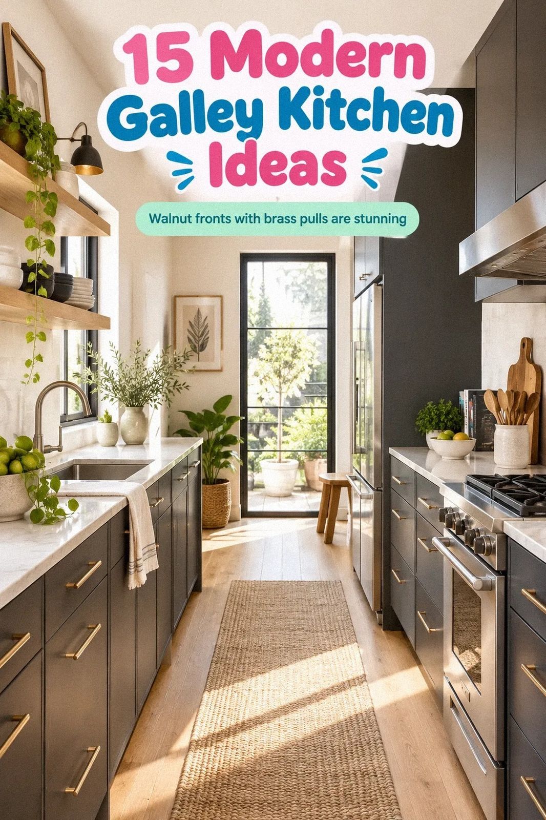 How to Design a Modern Galley Kitchen for a Sleek Look - 15 Ideas