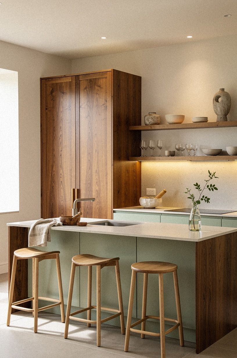 Choose Two Wood Tones for Contrast