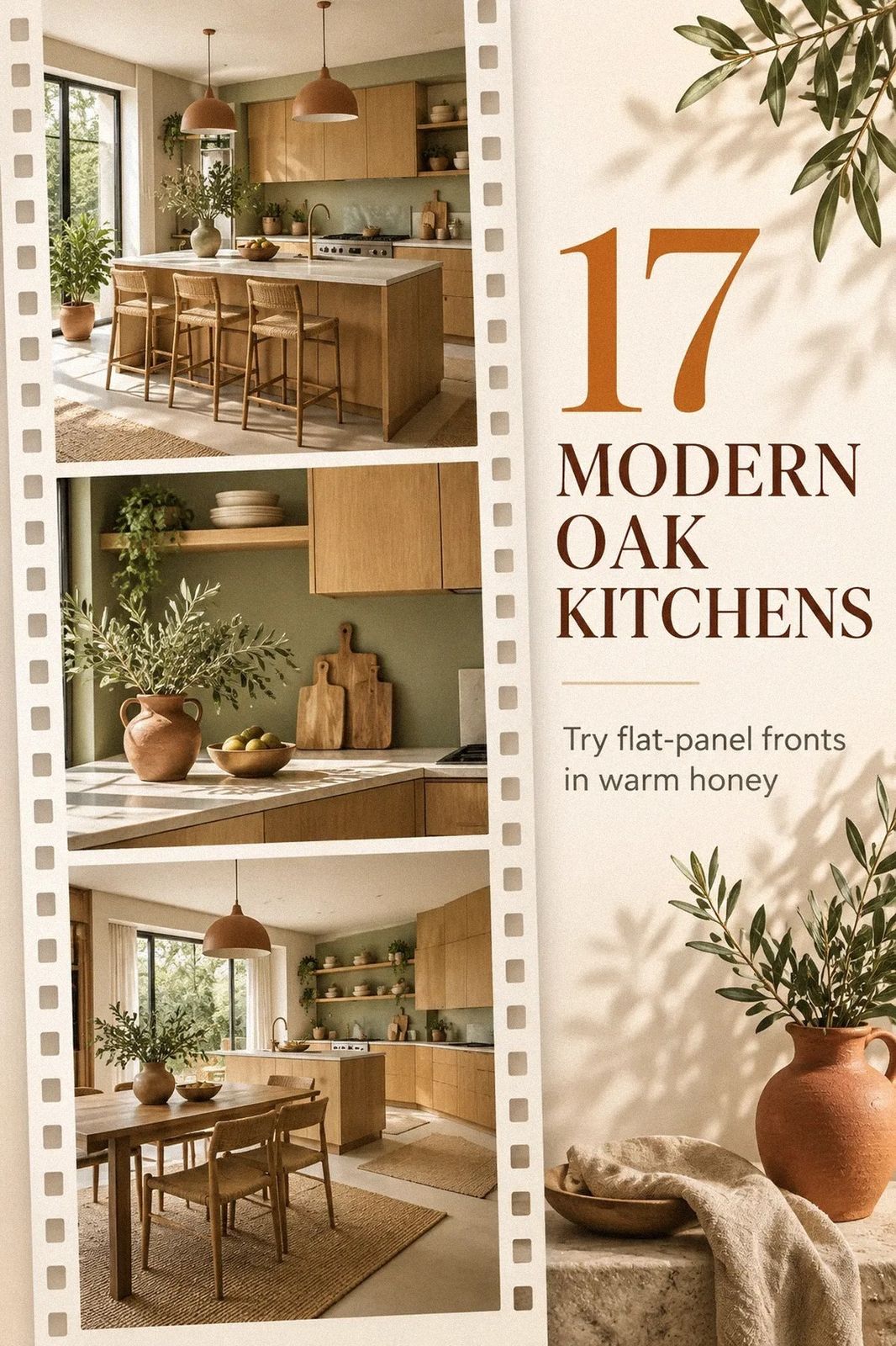 17 Modern Oak Kitchen Looks for a Sleek, Warm Look That Feels Inviting