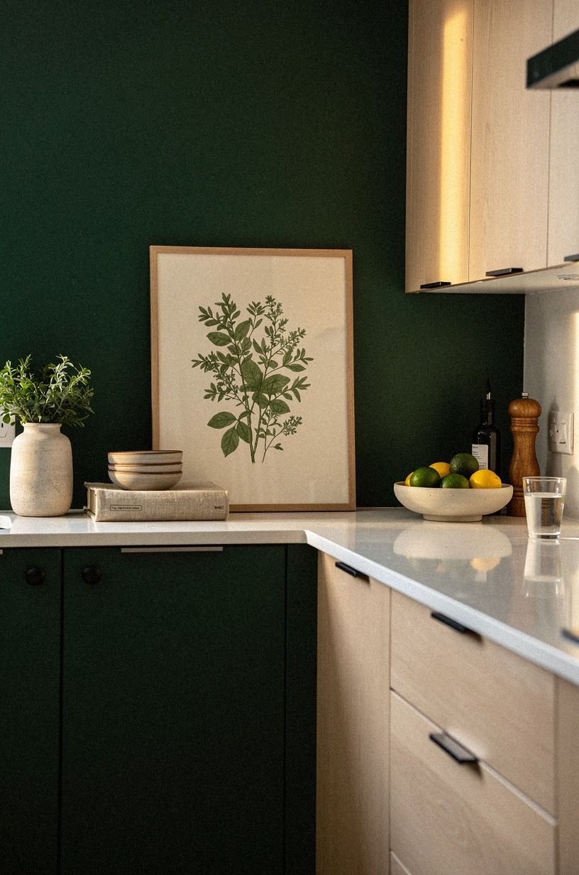 Can deep green keep oak from going orange?