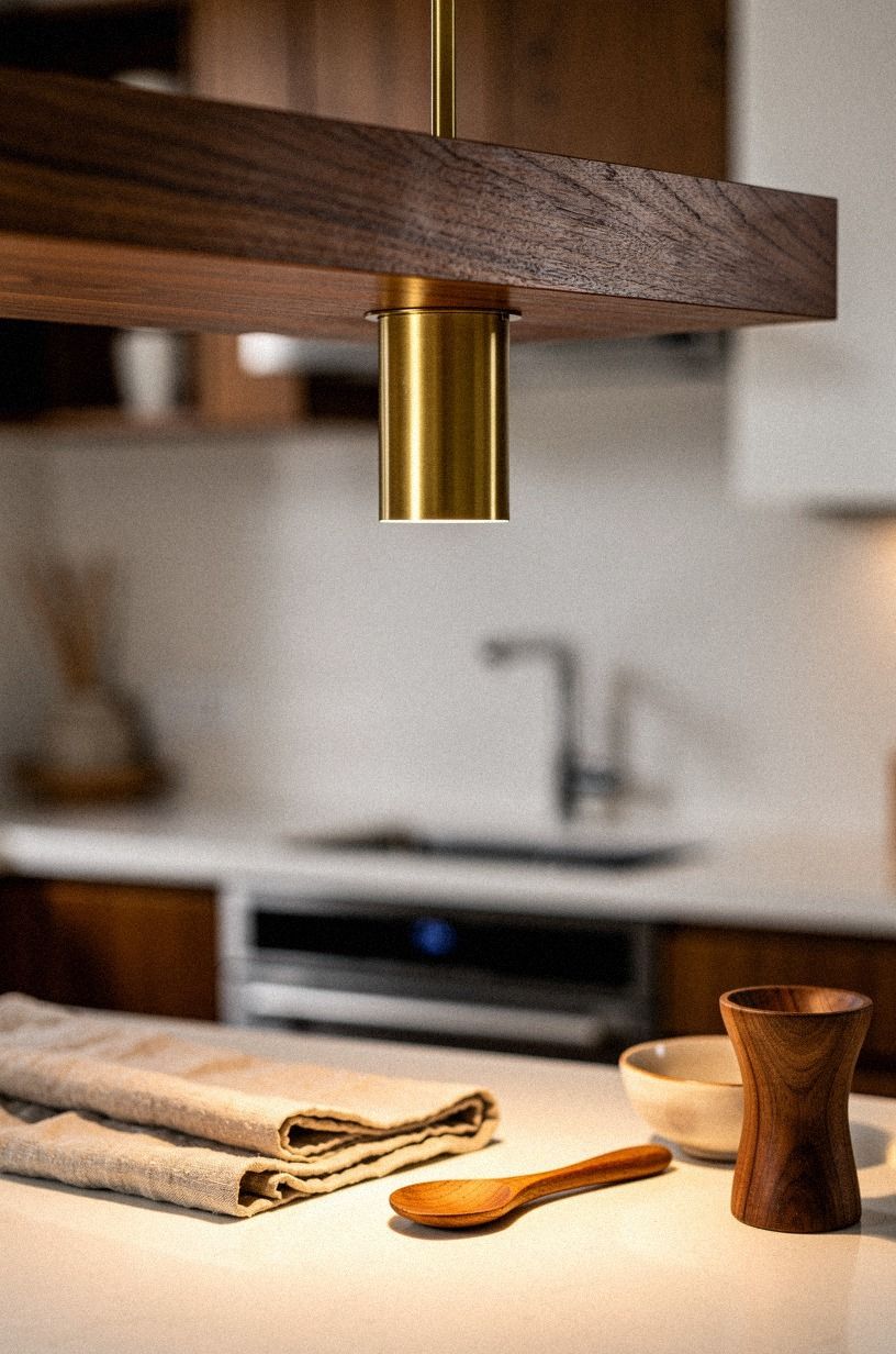 Hang lighting where your hands work
