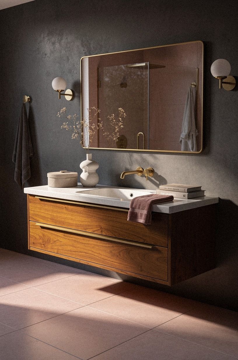 Why Add a Three-Inch Shadow Gap Around the Vanity?