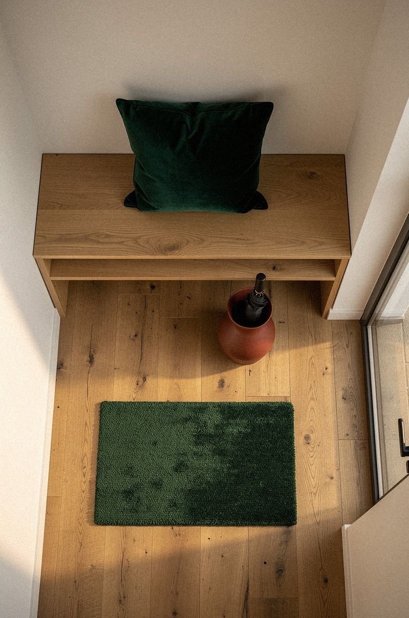 Mix a quiet vignette with one useful object