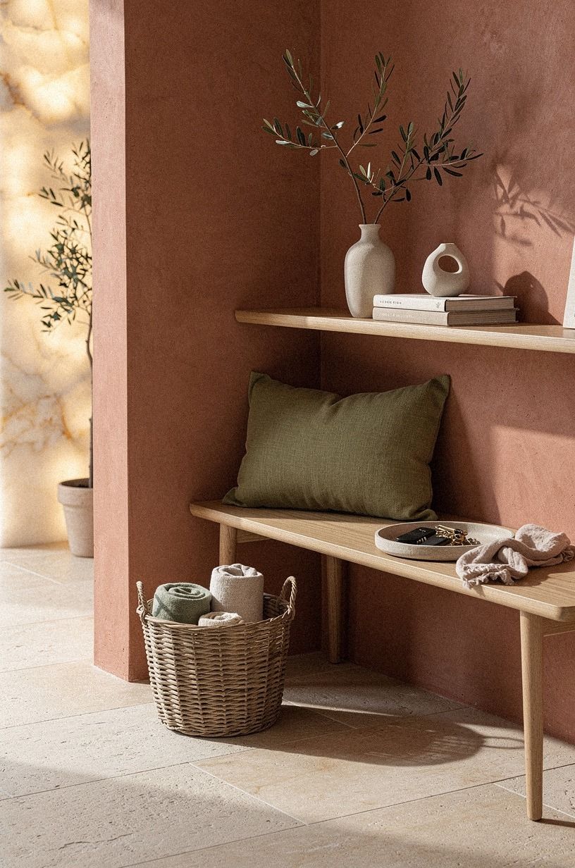 Style a dream home design moment with a basket