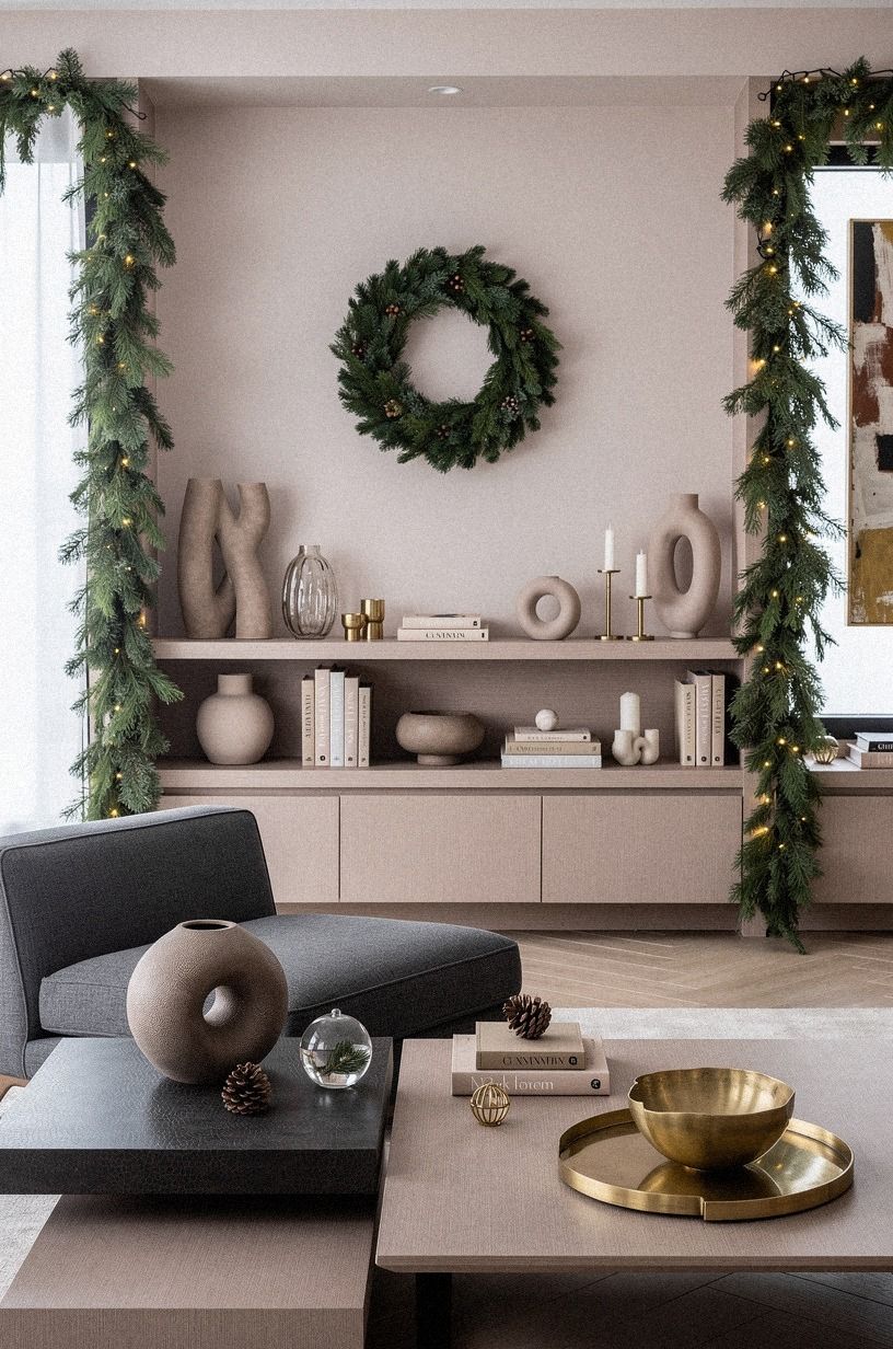Warm the Empty Corners, dusty rose palette