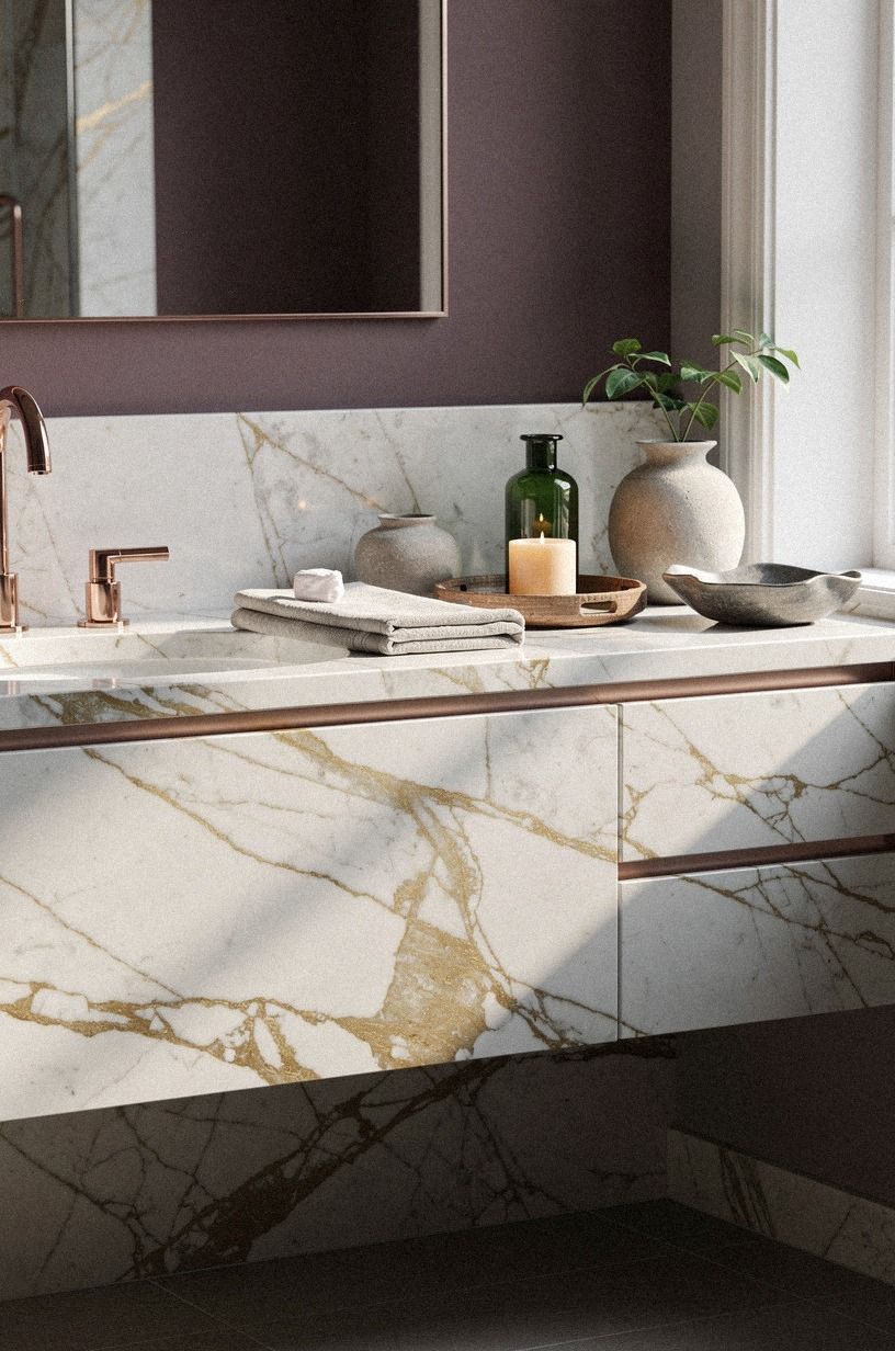 Add one green note to the earthy palette