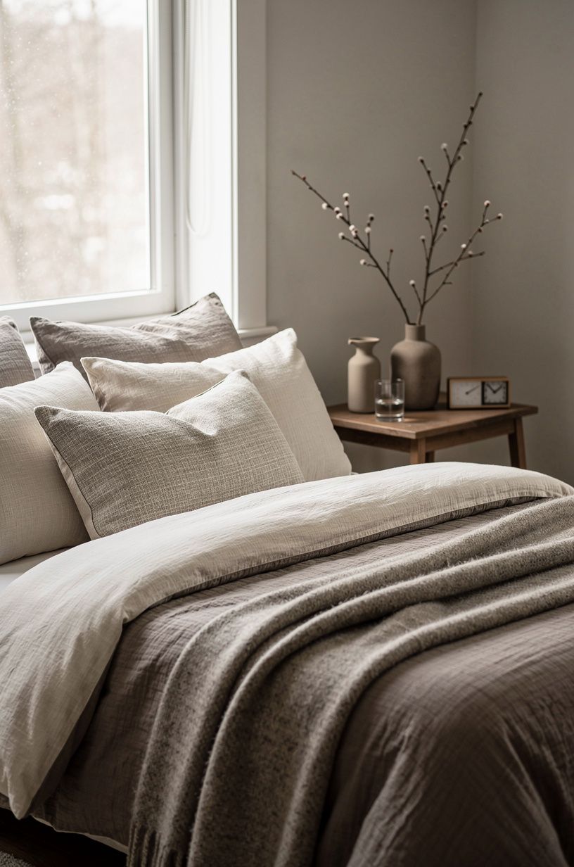 I fixed the pillow problem in March, warm white palette