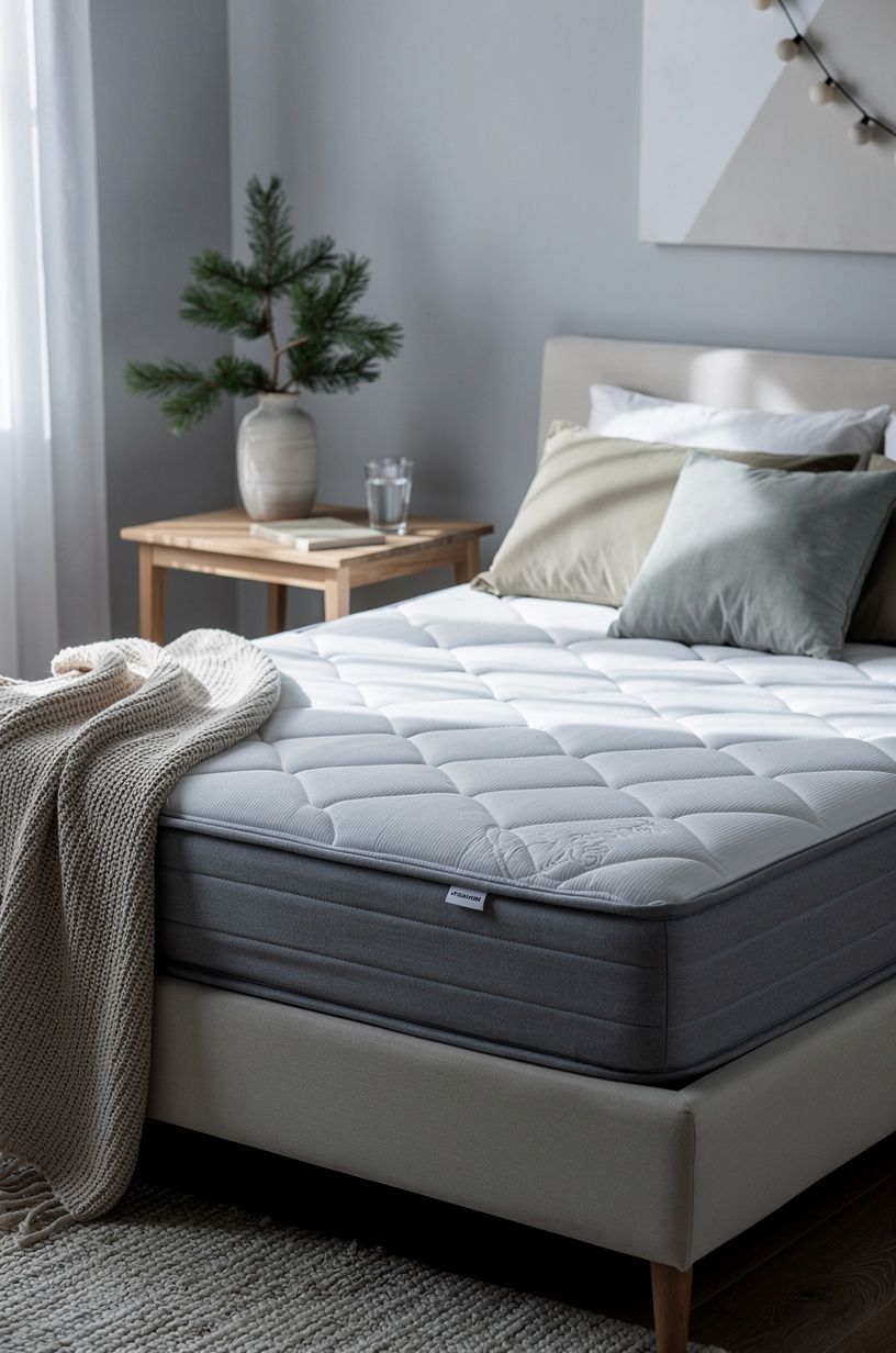 I started with the mattress in January, forest green palette