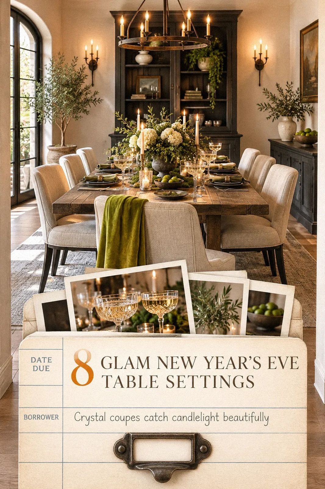 New Year's Eve Table Setting Ideas (Glam Without the Fuss)