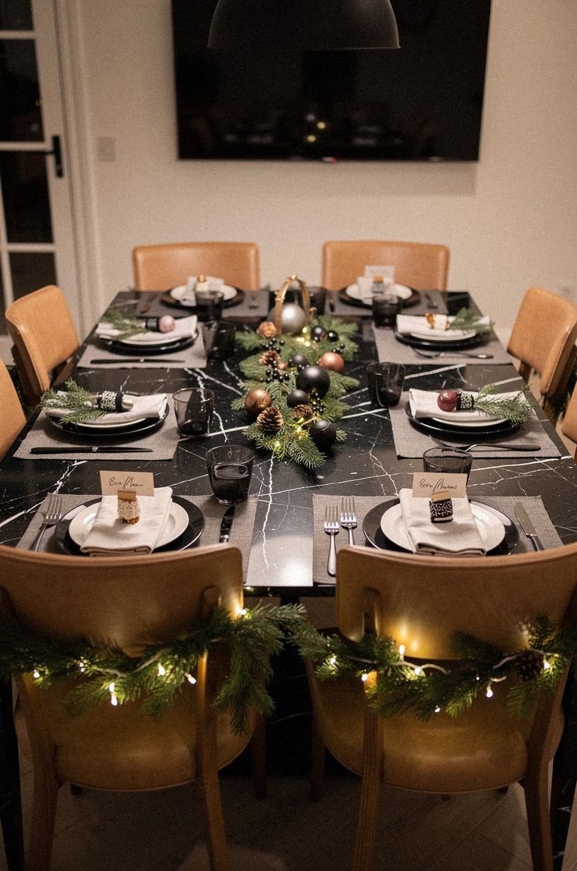 Frame each seat with a no-drill place card moment
