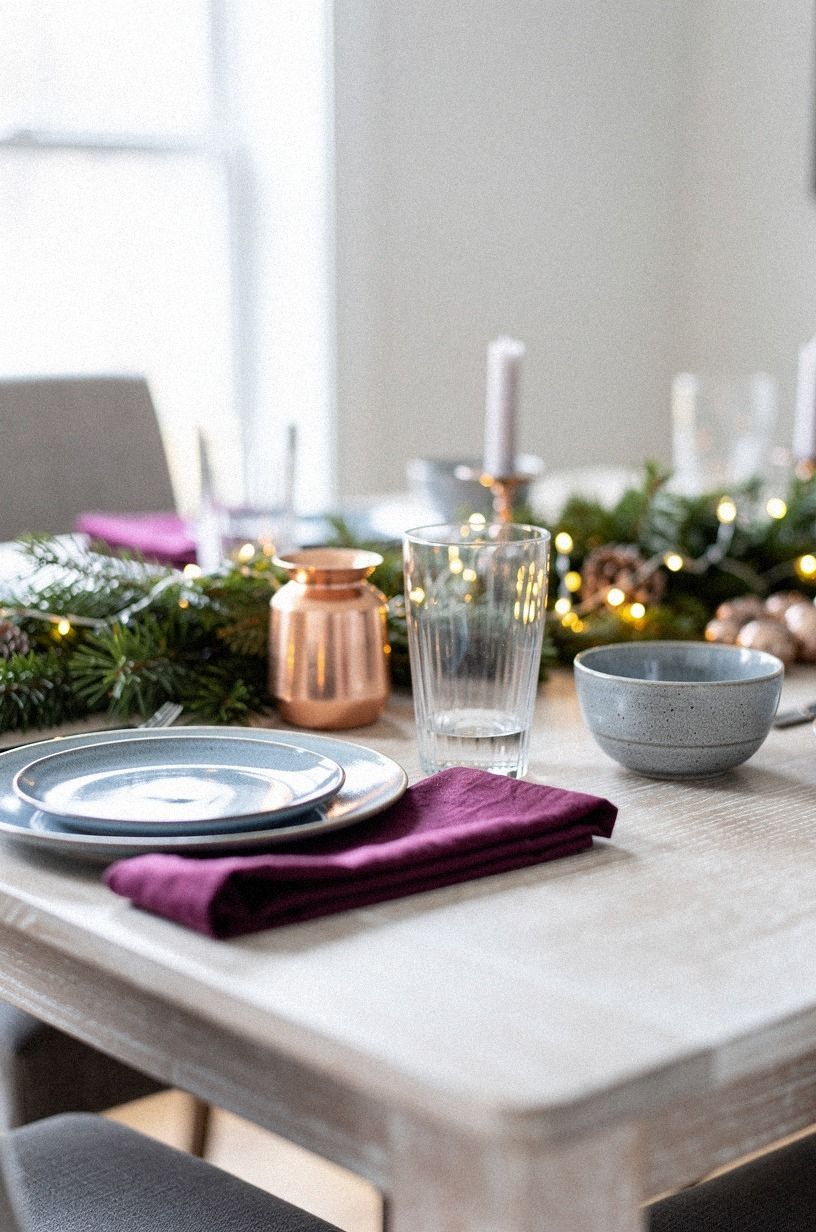 Why choose blue over bright red for a calmer table?