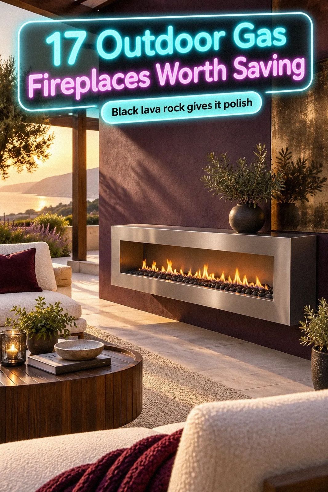 No-Fuss Outdoor Gas Fireplace Designs for Instant Ambiance in Small Yards