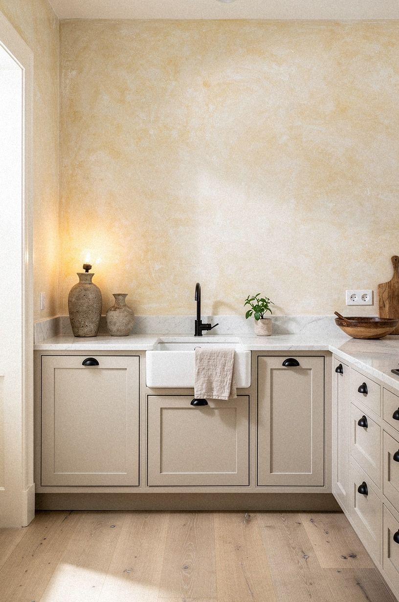 Float Warm White Over the Yellowed Finish