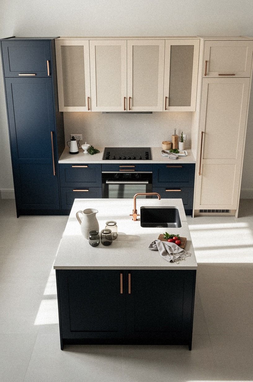 Layer the Two-Tone Cabinet Rule