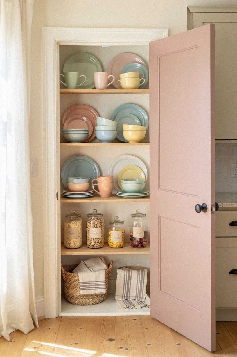 Paint the Pantry Door for a Quiet Surprise