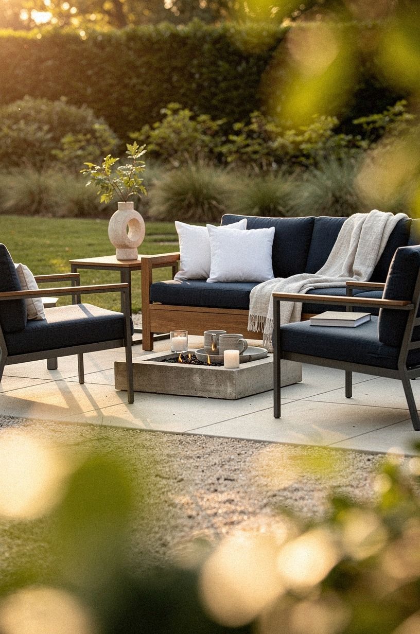 Can a tiny fire pit area still feel spacious?