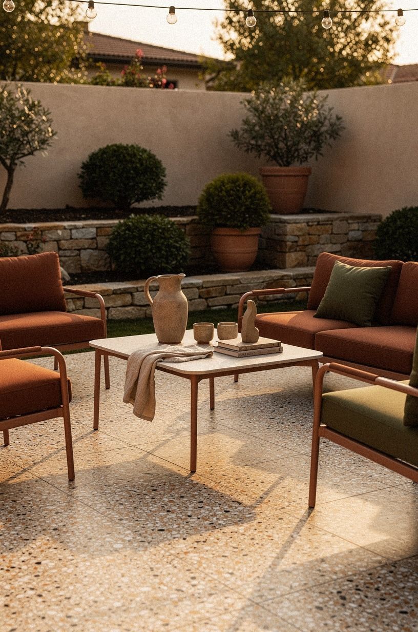 Use a small table instead of extra chairs