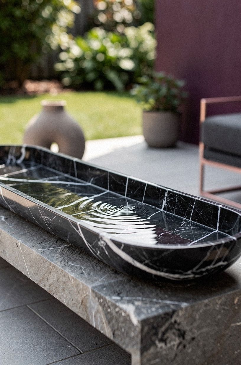 Add a Narrow Water Bowl for Gentle Sound