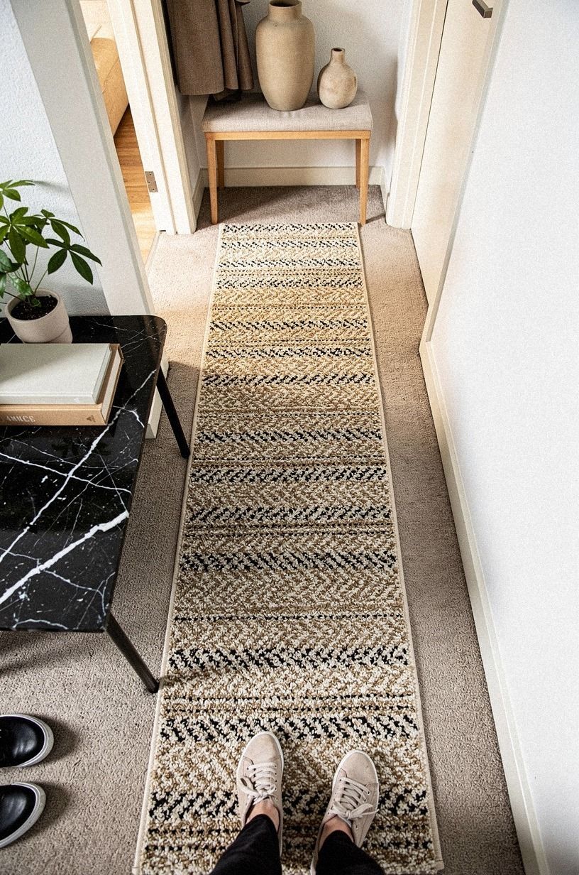 Swap wall-to-wall carpet anxiety for a washable runner