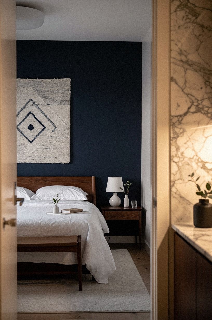 Hang a Textile Tapestry Above the Bed