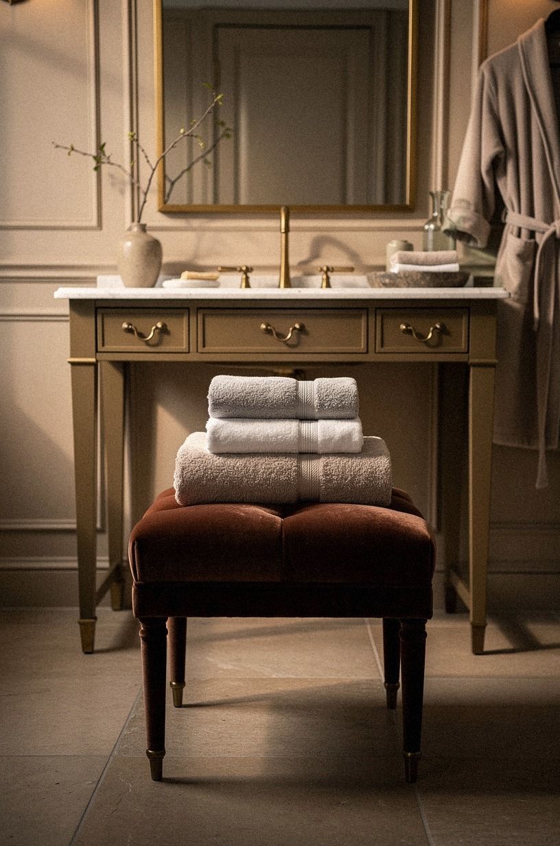 Build the Three-Height Towel Stack