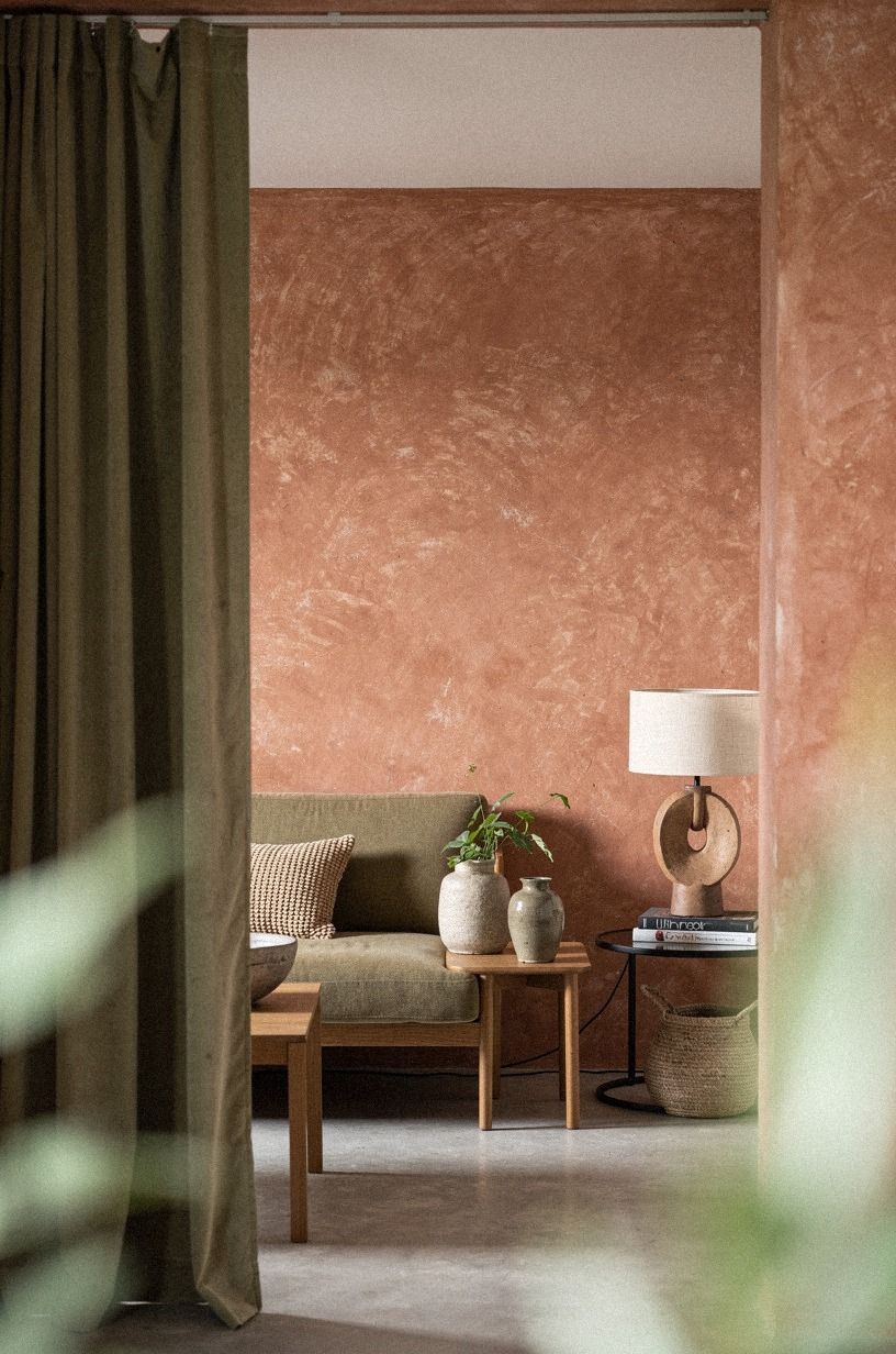 Frame the Room With a Removable Ceiling-Height Curtain
